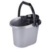 Wiadro z wyciskaczem PLATINUM 14l silver RAVI